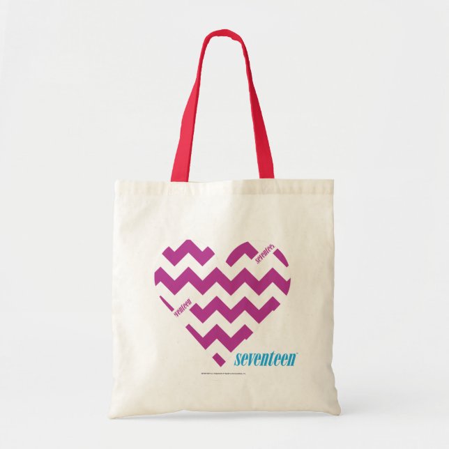 ZigZag Purple 2 Tote Bag (Front)