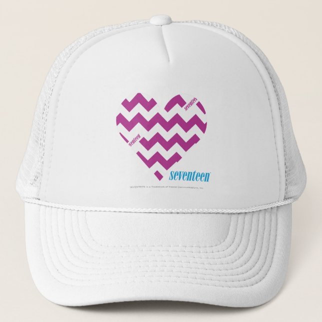 ZigZag Purple 2 Trucker Hat (Front)
