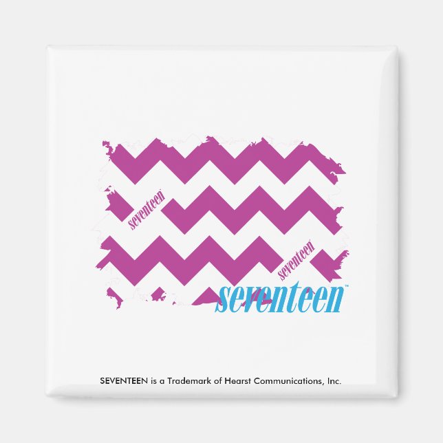 ZigZag Purple 3 Magnet (Front)