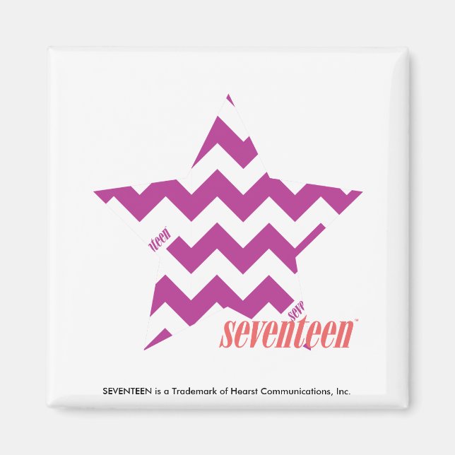 ZigZag Purple 4 Magnet (Front)