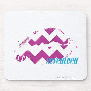 ZigZag Purple Mouse Pad