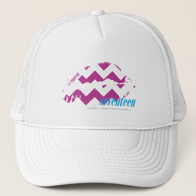 ZigZag Purple Trucker Hat (Front)