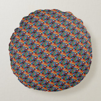 'ZigZag' Round Cushion