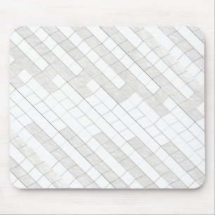 zigzag squares in grey... mouse pad