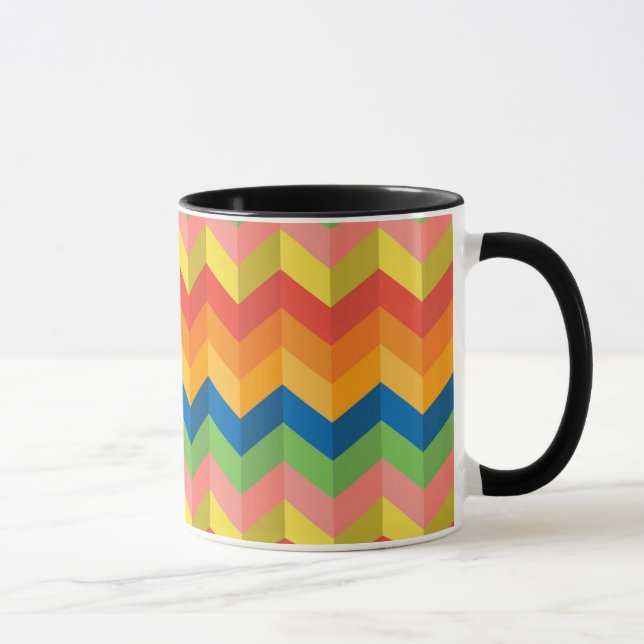 zigzag stripe mug (Right)