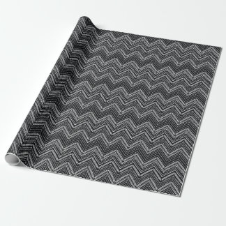 Zigzag Stripes: Hand Drawn Ethnic Wrapping Paper
