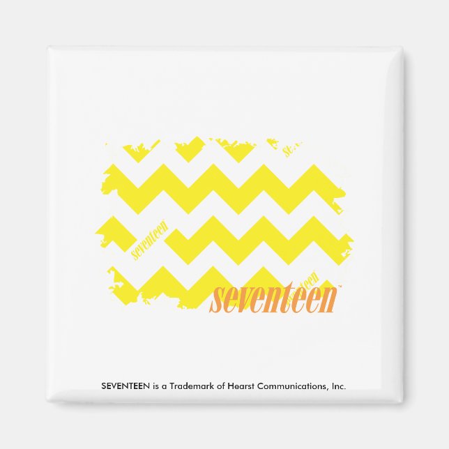 ZigZag Yellow 2 Magnet (Front)