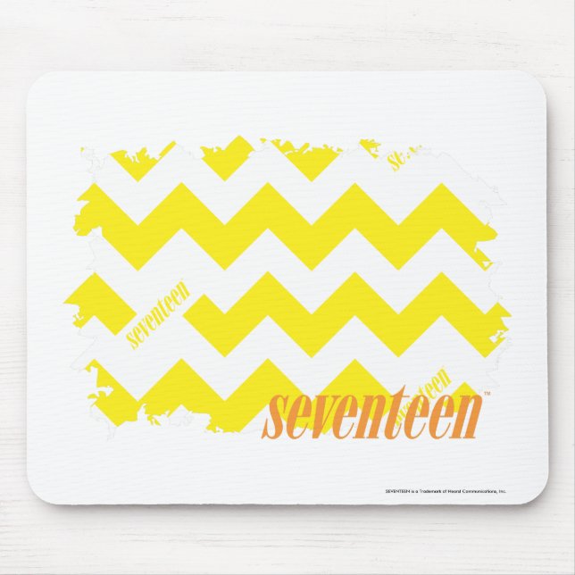 ZigZag Yellow 2 Mouse Pad (Front)