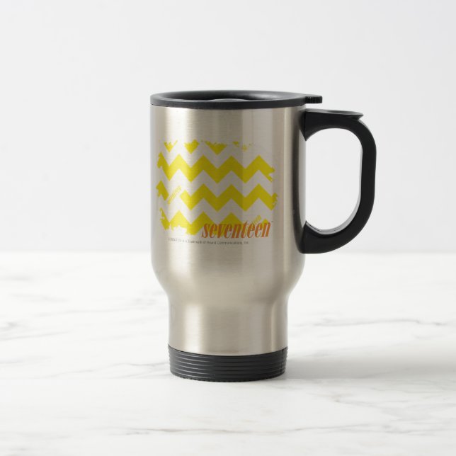 ZigZag Yellow 2 Travel Mug (Right)
