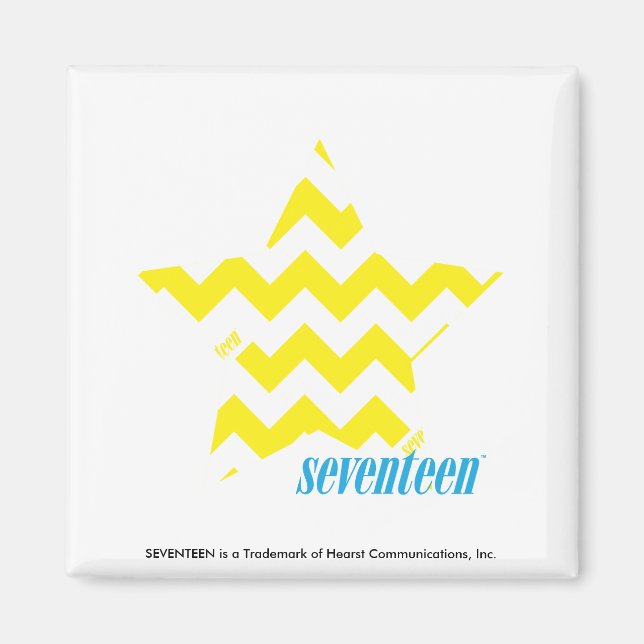 ZigZag Yellow 3 Magnet (Front)