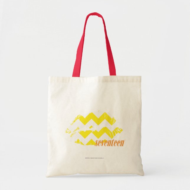 ZigZag Yellow Tote Bag (Front)
