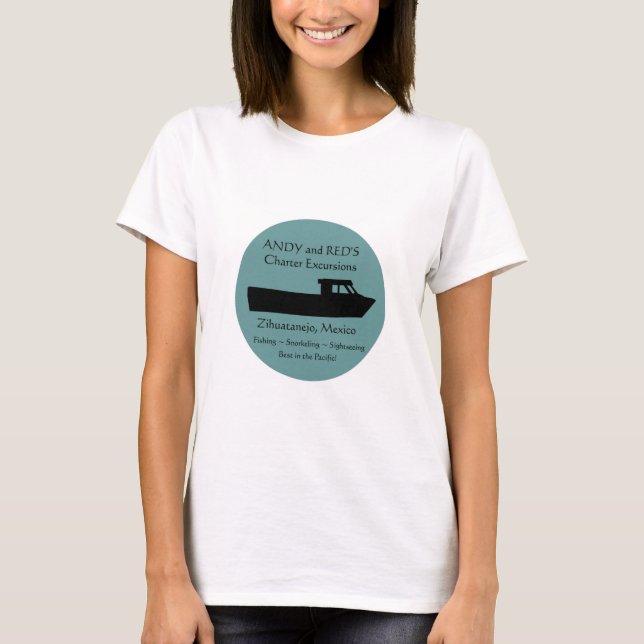 Zihuatanejo Charter Boats T-Shirt (Front)
