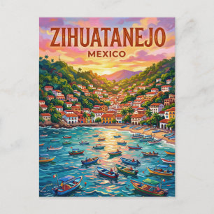 Zihuatanejo Mexico Postcard