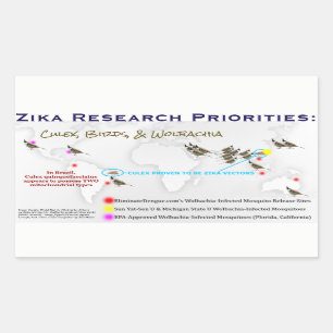 Zika Research Priorities Sticker by RoseWrites