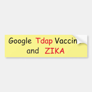 Zika Virus Bumper Sticker