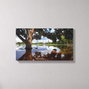 Zilker Park - Austin Texas Skyline 3 Canvas Print