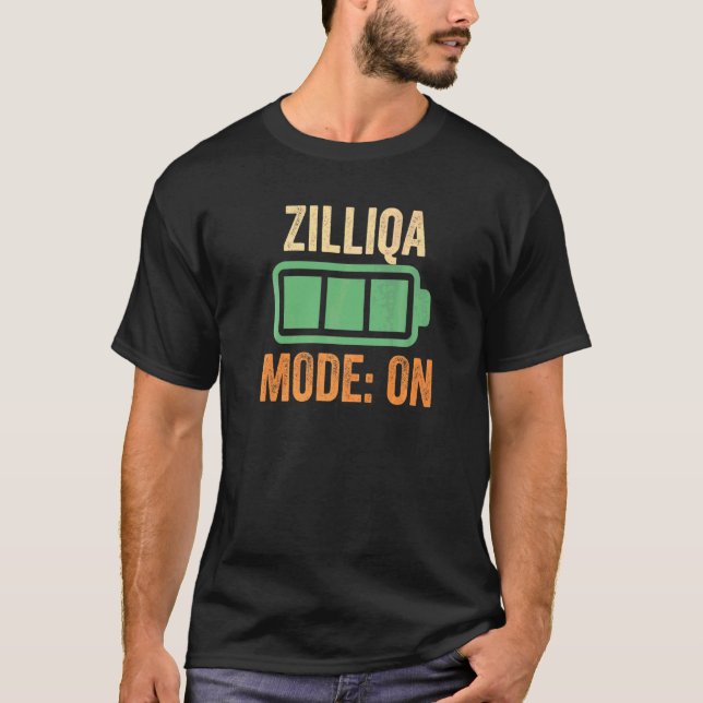 Zilliqa Mode On Crypto T-Shirt (Front)