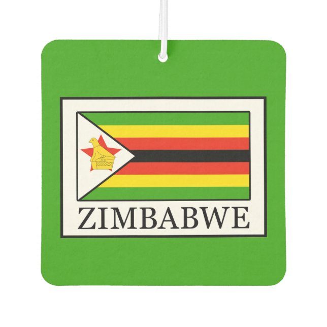 Zimbabwe Car Air Freshener (Front)