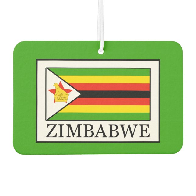 Zimbabwe Car Air Freshener (Front)