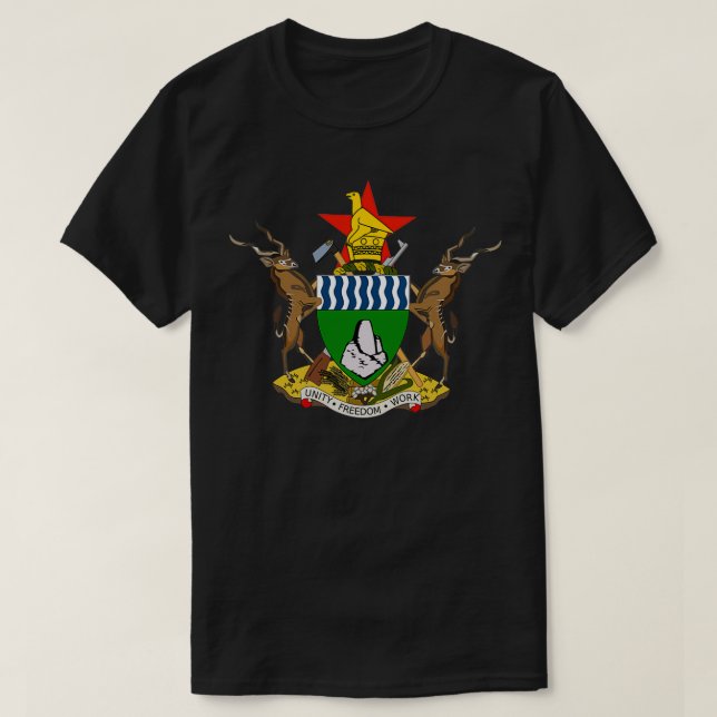 ZIMBABWE COAT OF ARMSTShirt T-Shirt (Design Front)