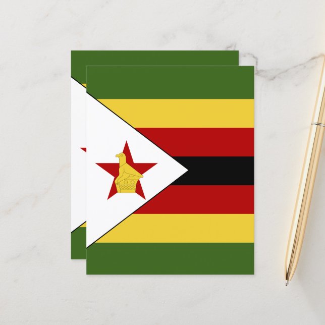 Zimbabwe flag (Front/Back In Situ)