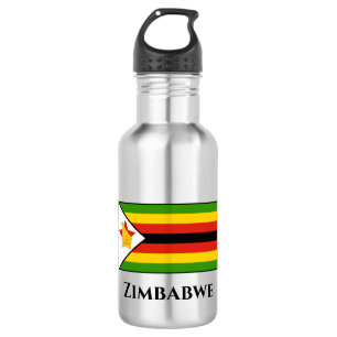 Zimbabwe Flag 532 Ml Water Bottle