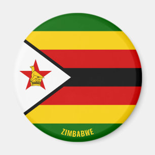 Zimbabwe Flag Charming Patriotic Magnet