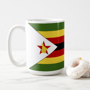 Zimbabwe flag coffee mug