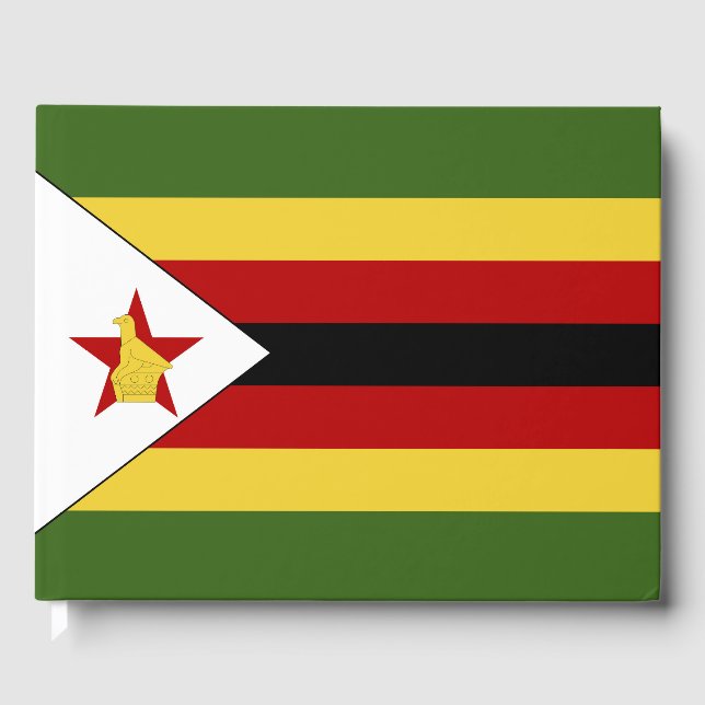 Zimbabwe flag guest book (Front)