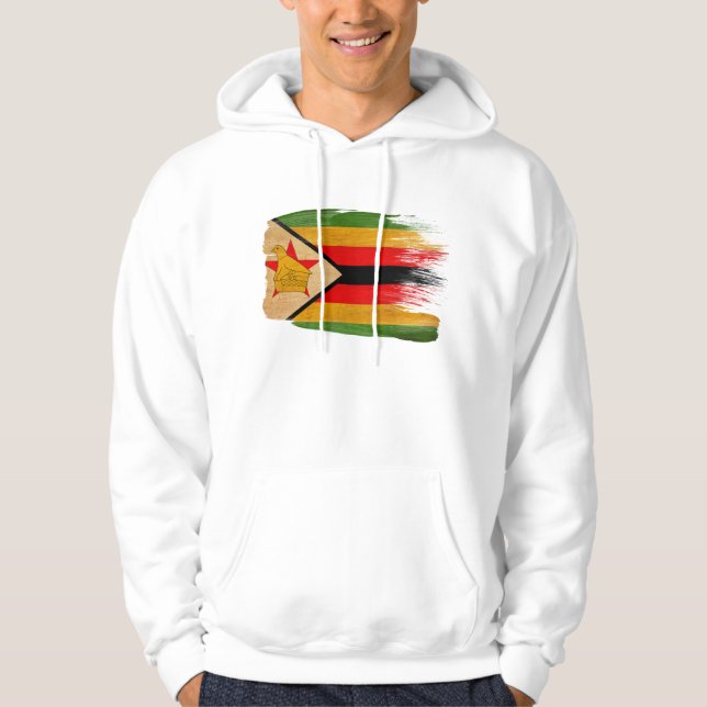 Zimbabwe Flag Hoodie (Front)