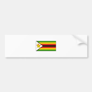Zimbabwe FLAG International Bumper Sticker