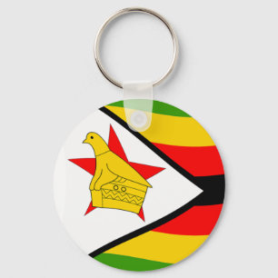 Zimbabwe Flag Key Ring