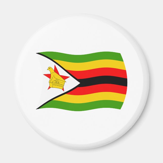 Zimbabwe Flag Magnet (Front)