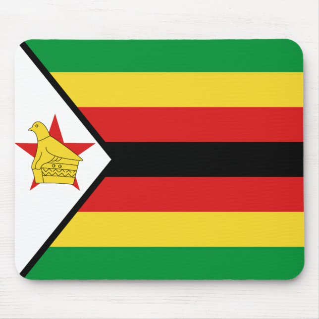 Zimbabwe Flag Mousepad (Front)