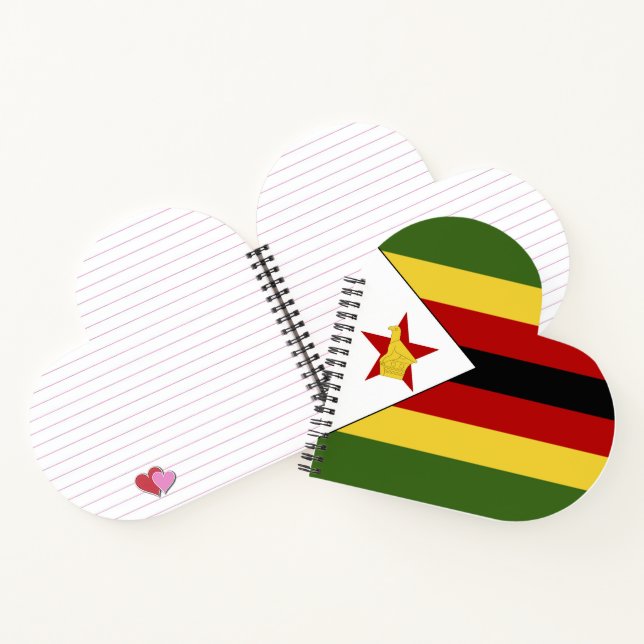 Zimbabwe flag notebook (Inside)
