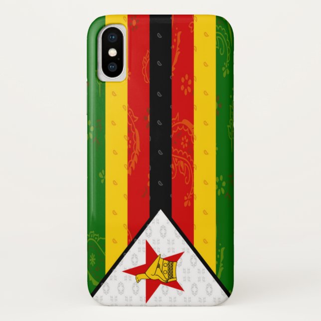 Zimbabwe Flag Phone Case (Back)