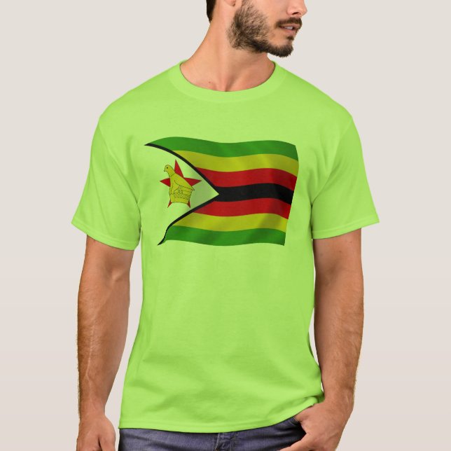 Zimbabwe Flag Shirt (Front)