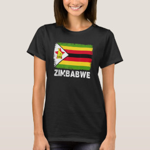 Zimbabwe Flag   Support Zimbabwean People Women Me T-Shirt