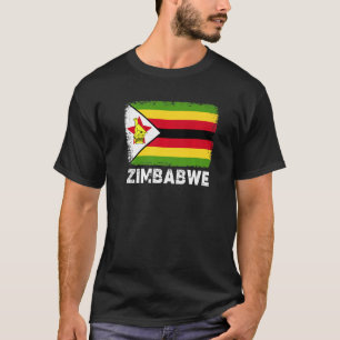 Zimbabwe Flag  Support Zimbabwean People Women Men T-Shirt