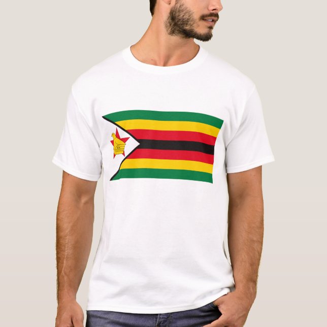 Zimbabwe Flag T-shirt (Front)