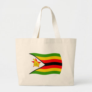 Zimbabwe Flag Tote Bag