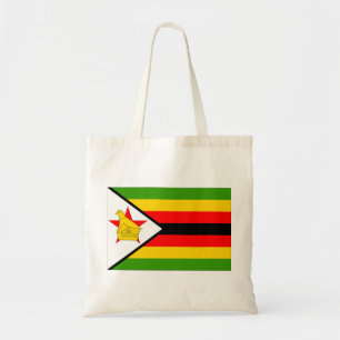 Zimbabwe Flag Tote Bag