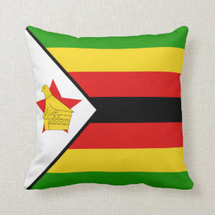 Zimbabwe Flag x Flag Pillow