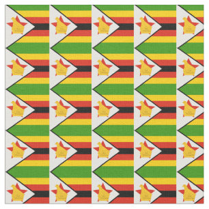 Zimbabwe Flag & Zimbabwe Trendy Fabric /fashion