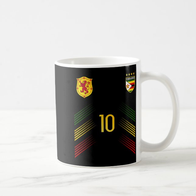 Zimbabwe Flag Zimbabwean Pride Lovers Coffee Mug (Right)