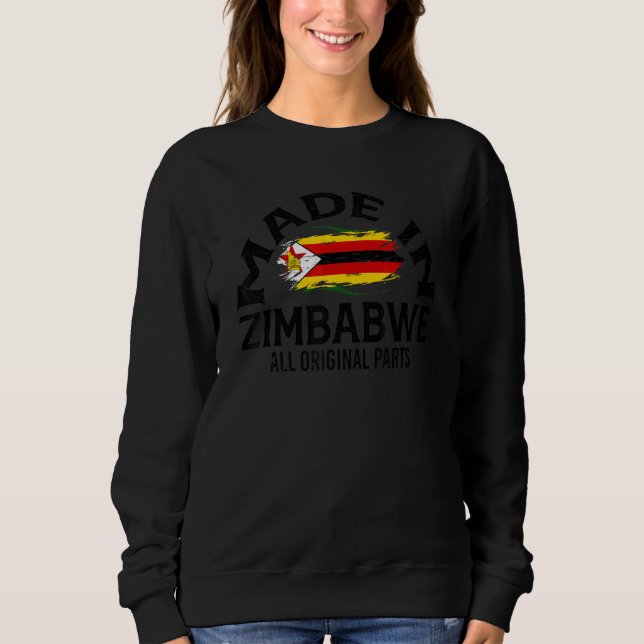 Zimbabwe For women Zimbabwean Flag for Men Zimbabw Sweatshirt (Front)