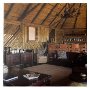 Zimbabwe, Hwange National Park, Linkwasha lodge. Tile