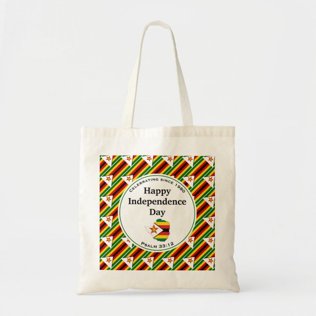 ZIMBABWE INDEPENDENCE Customisable Tote Bag (Front)