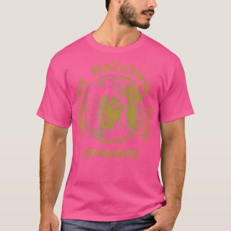 Zimbabwe Lion Hwange National Park African Safari T-Shirt