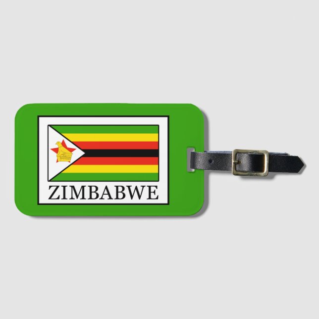 Zimbabwe Luggage Tag (Front Horizontal)